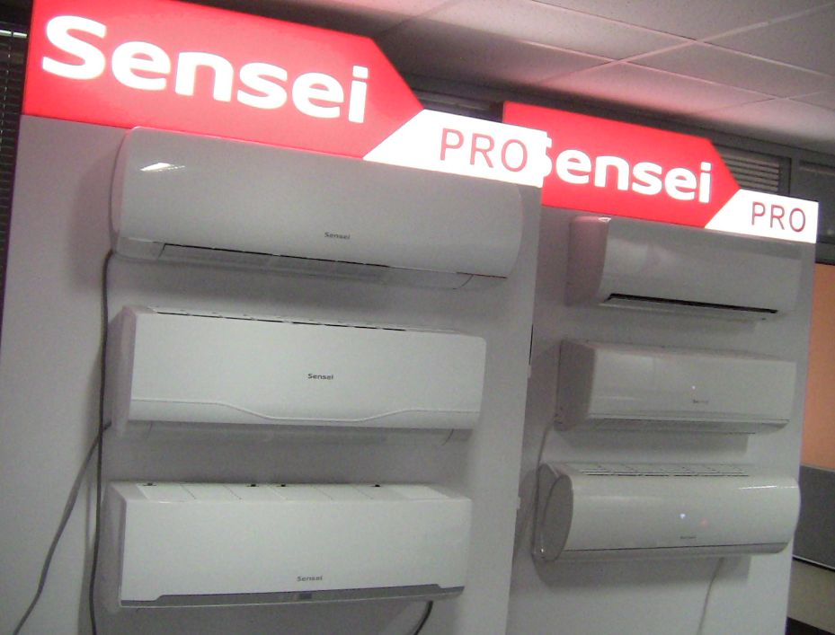 Зображення кондиціонерів SENSEI Pro inverter різних моделей та серій на будь який смак
